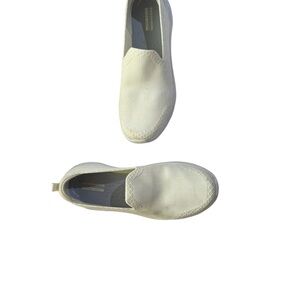 Skechers White Flats Versatile Loafers
